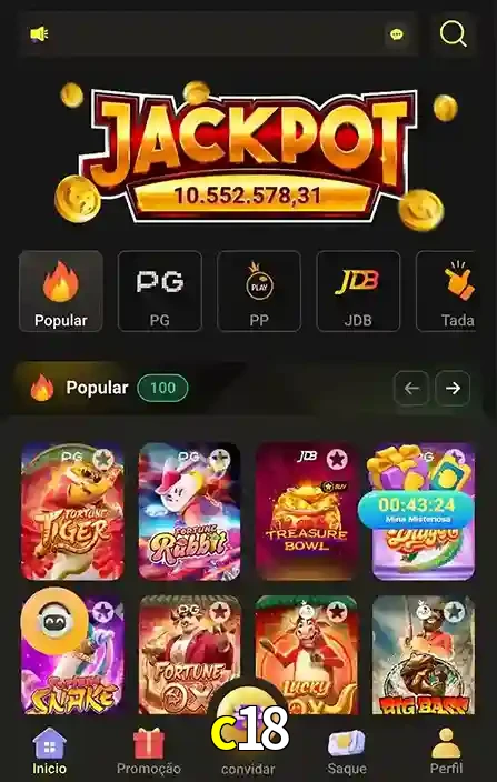 Promoções Especiais no c18 App